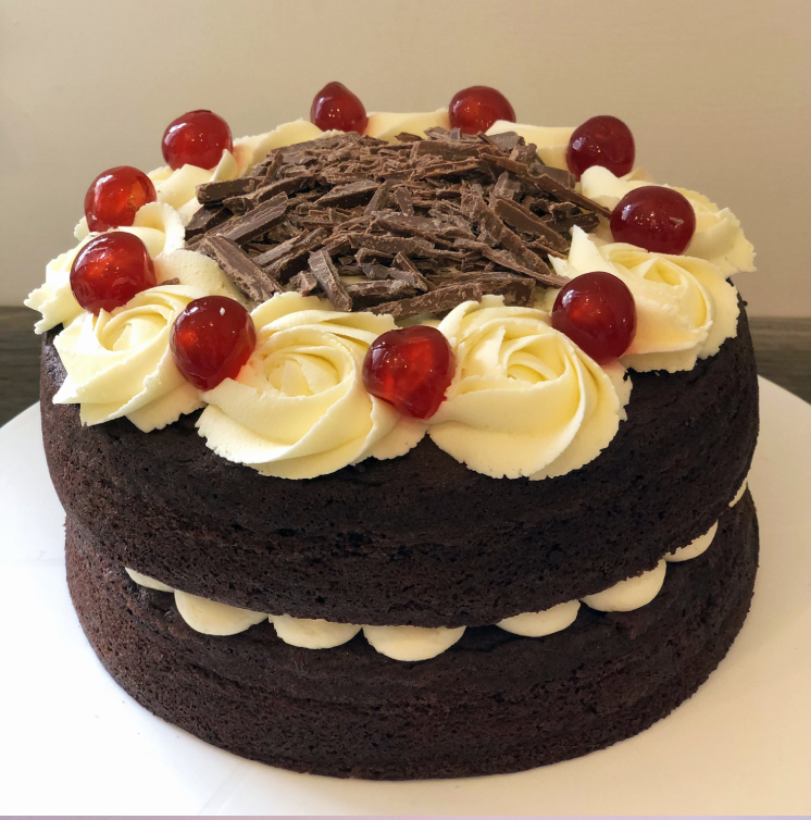 Black Forest cake by Blossom Bakery, Chelmsford