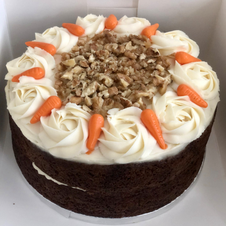Carrot cake by Blossom Bakery, Chelmsford