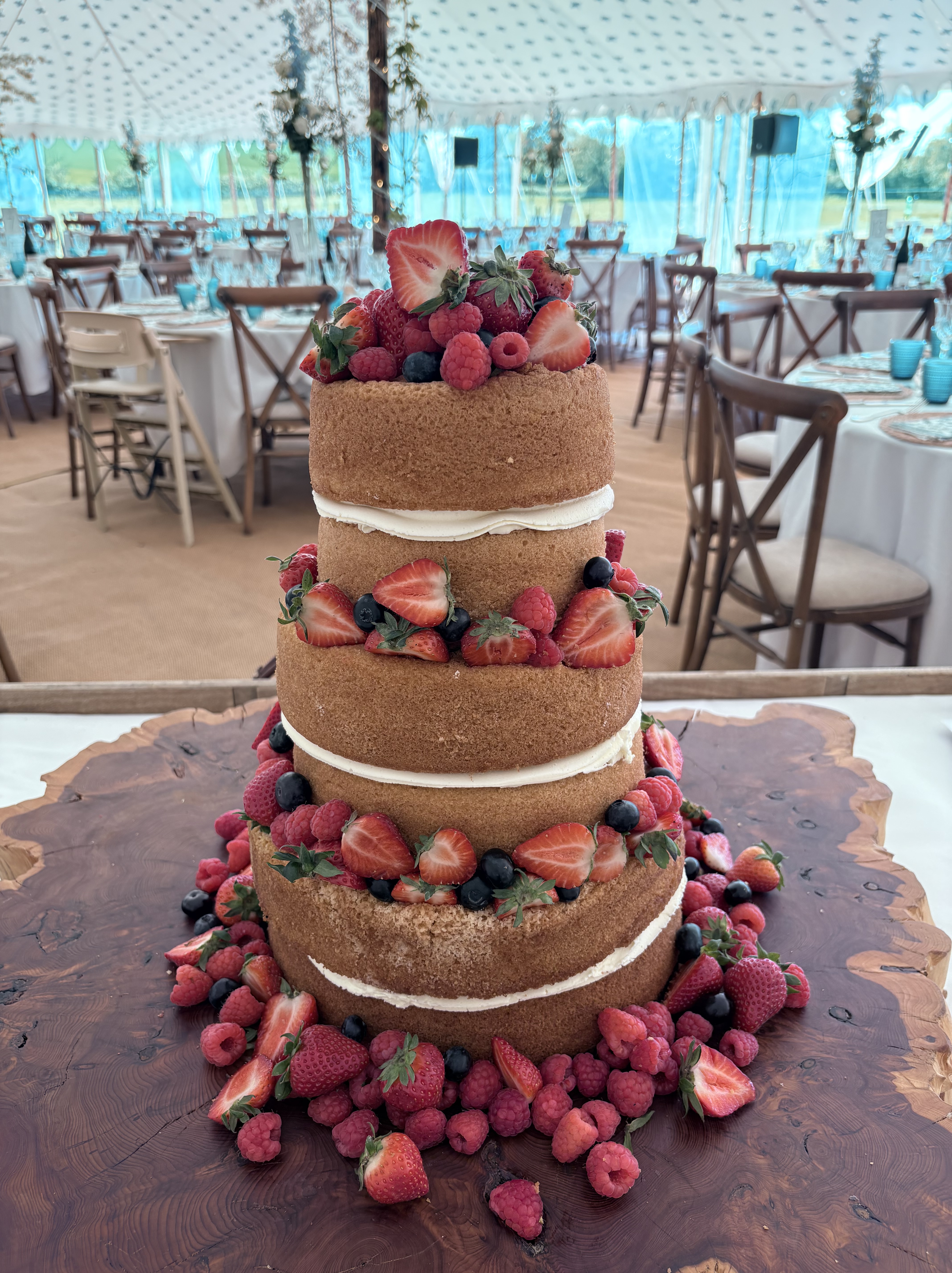 Wedding cake by Blossom Bakery, Chelmsford