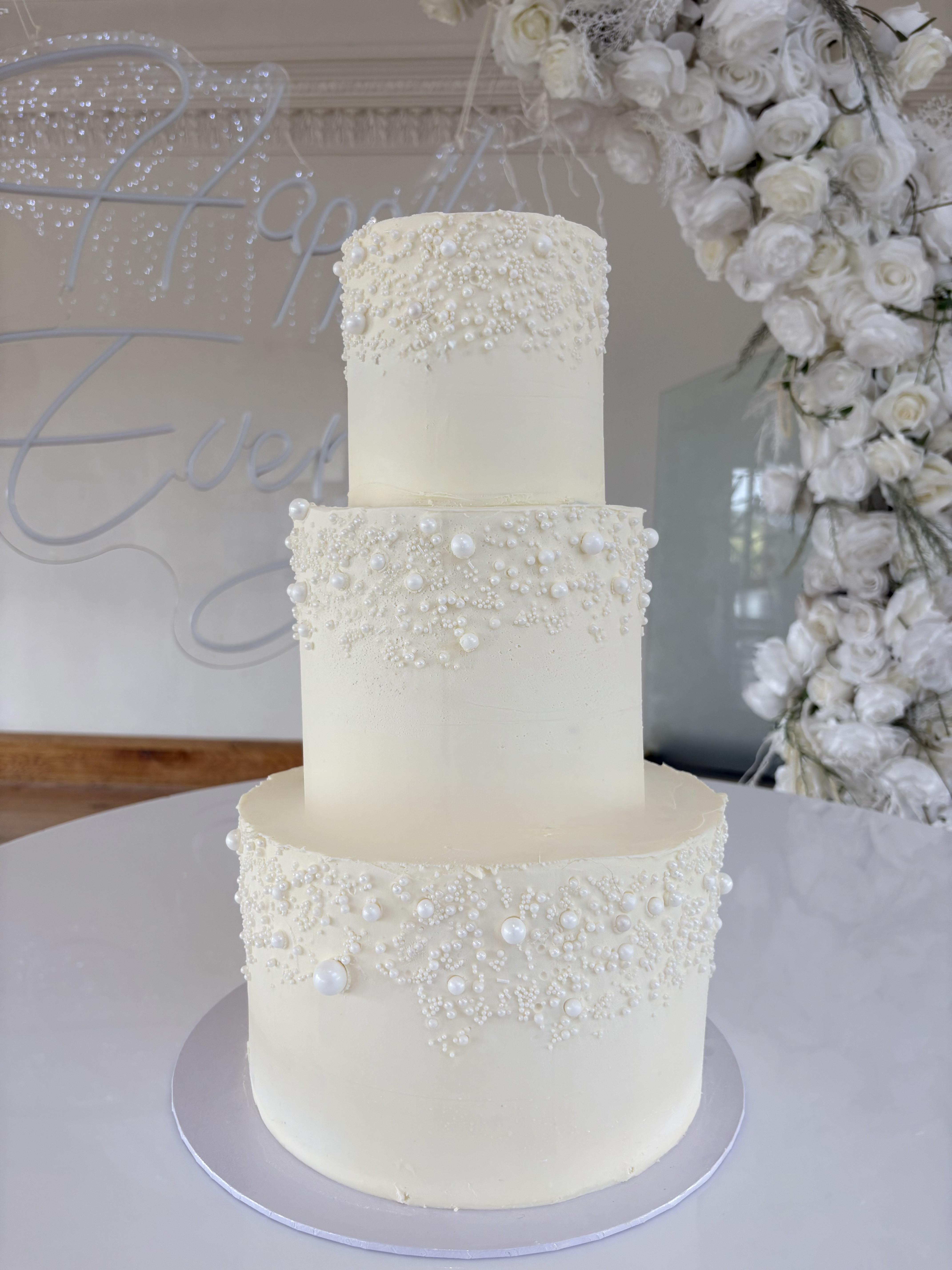 Wedding cake by Blossom Bakery, Chelmsford