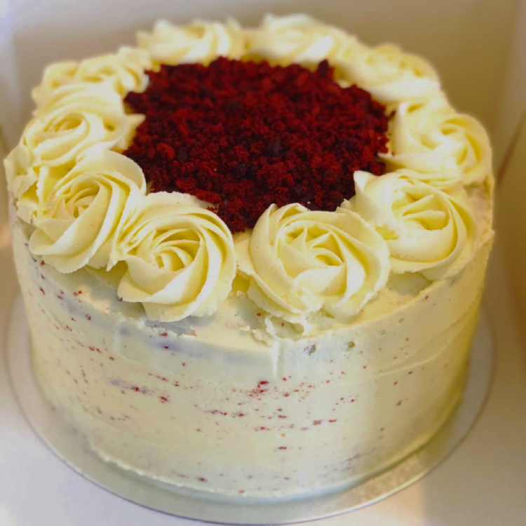 Red Velvet cake by Blossom Bakery, Chelmsford